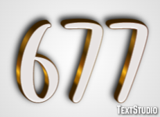 677 Text Effect