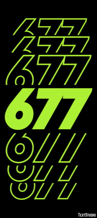 677 Efekt tekstowy