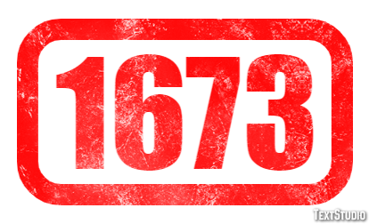 1673 Text Effect