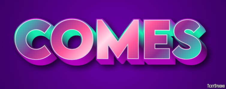 Comes Texteffekt