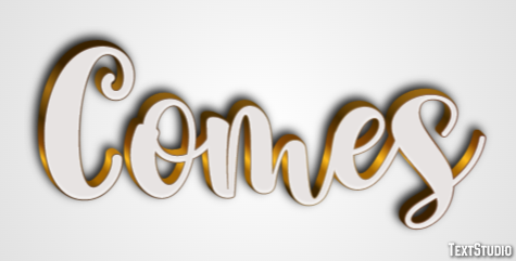 Comes Texteffekt