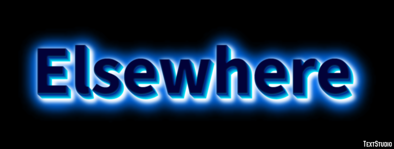Elsewhere Text Effect