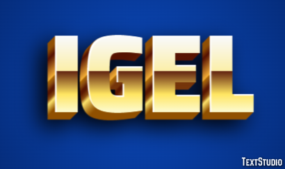 Igel Texteffekt