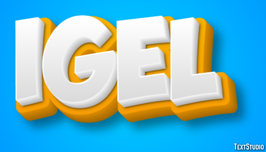 Igel Texteffekt