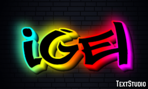 Igel Texteffekt