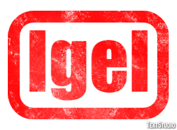 Igel Texteffekt