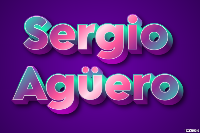 Sergio Agüero Efeito do texto