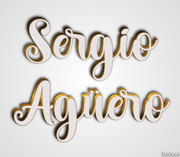 Sergio Agüero Efeito do texto