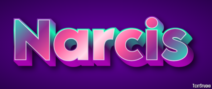 Narcis Text Effect