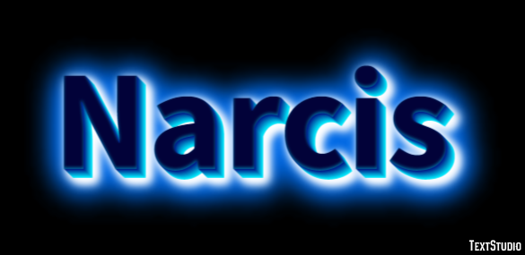 Narcis Text effect