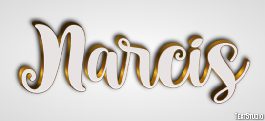 Narcis Text effect