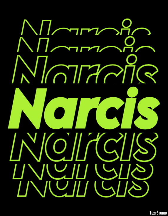 Narcis Text Effect