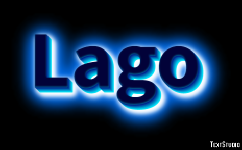 Lago Efecto de Texto