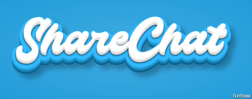 ShareChat Texteffekt