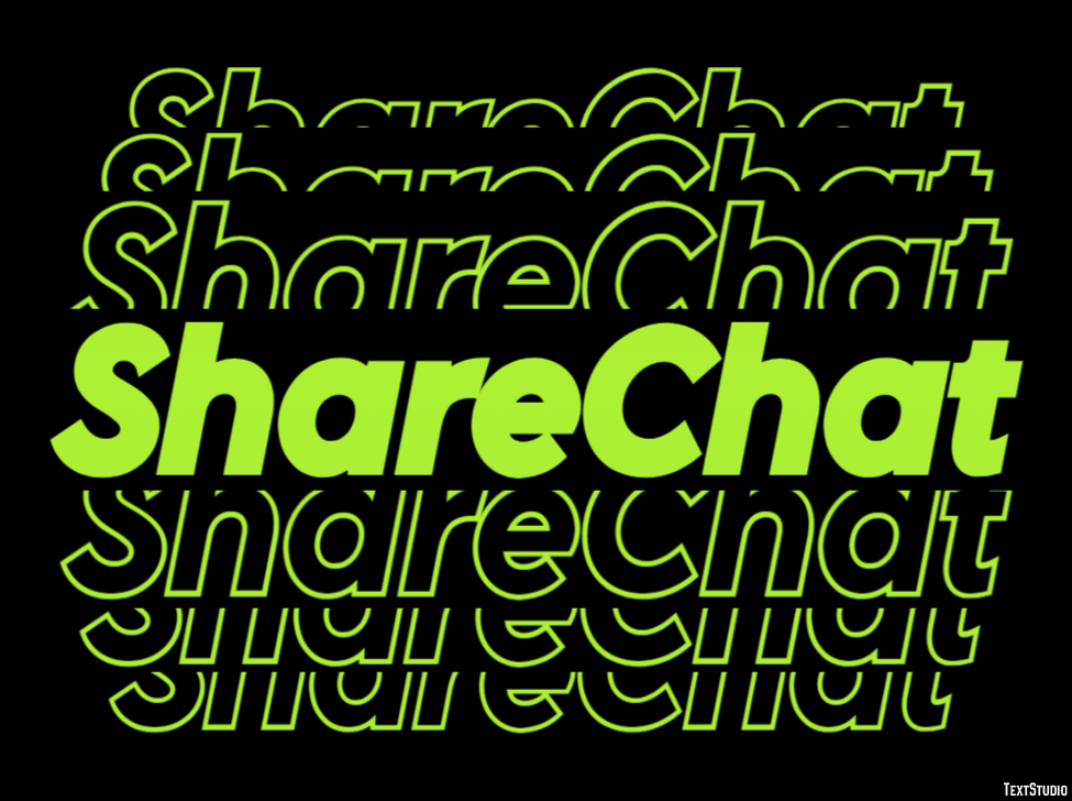 ShareChat Metin Efekti