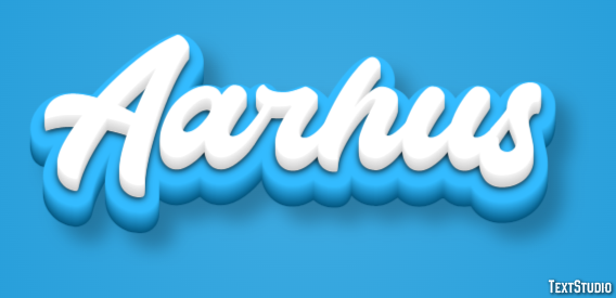Aarhus Text Effect