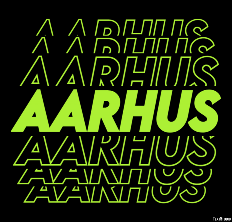 Aarhus Text Effect