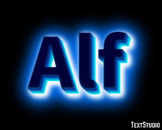 Alf Text Effect