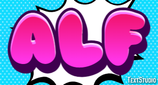 Alf Text Effect