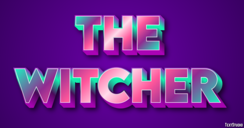 The Witcher Efekt tekstowy