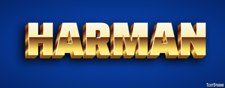 Harman Text Effect