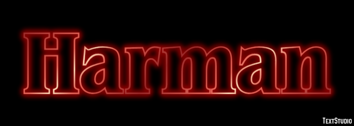 Harman Text Effect