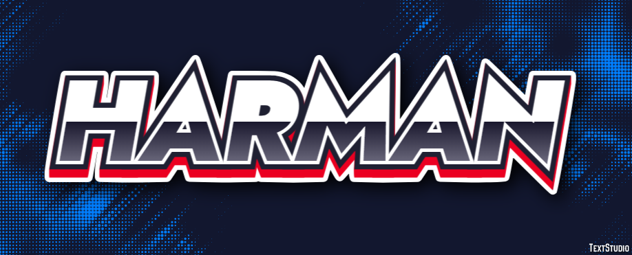 Harman Text Effect