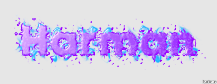 Harman Text Effect