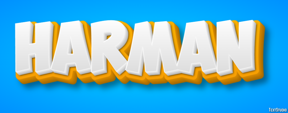 Harman Text Effect