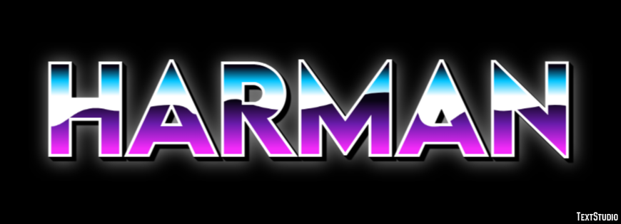 Harman Text Effect