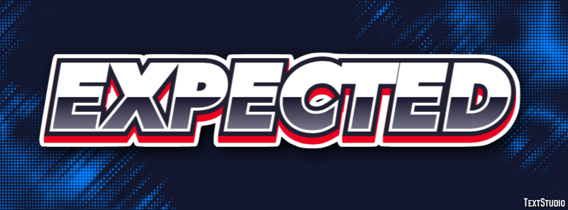 Expected Text Effect
