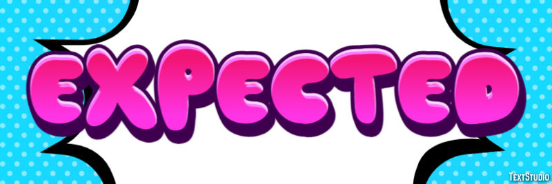 Expected Text Effect