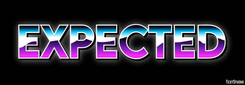 Expected Efekt tekstowy
