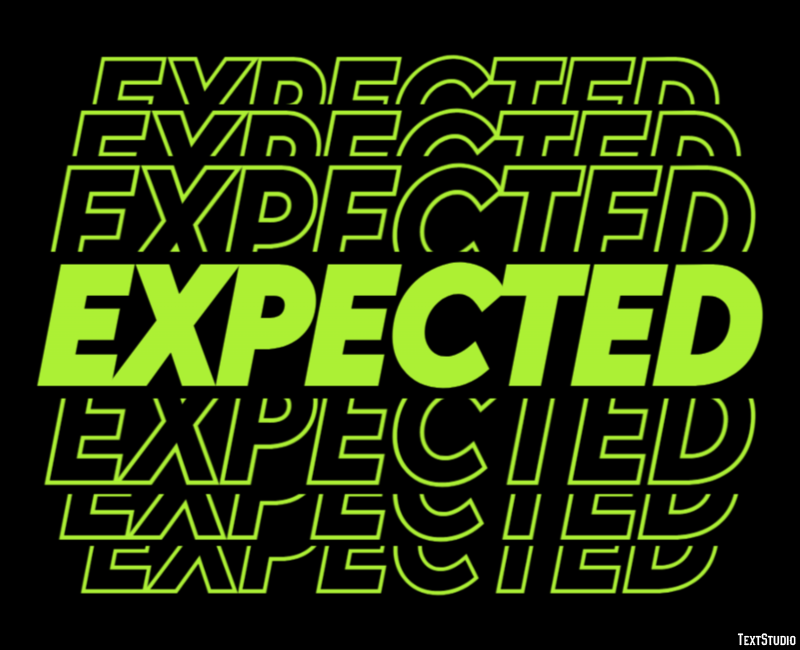 Expected Efekt tekstowy