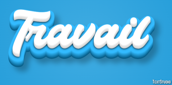 Travail Texteffekt