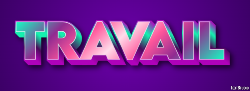 Travail Effet de Texte