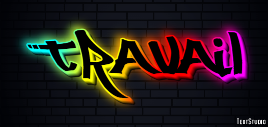 Travail Texteffekt