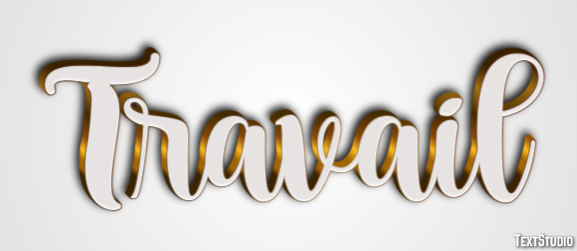 Travail Texteffekt