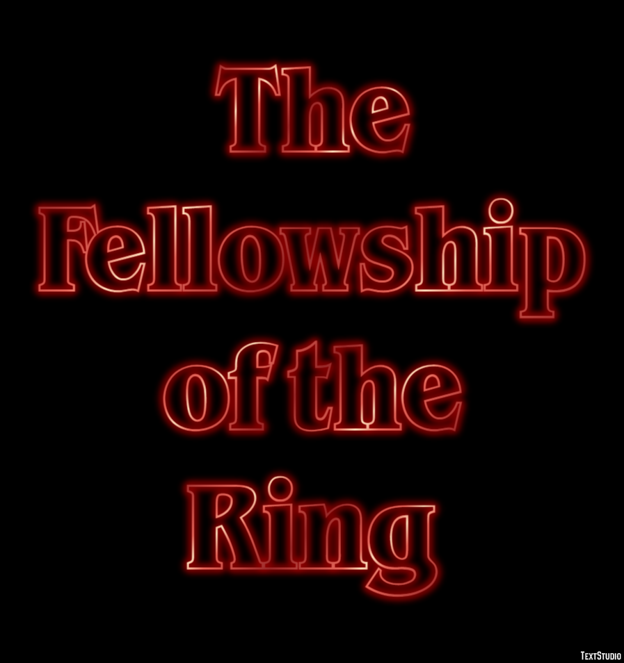 The Fellowship of the Ring Text Effect