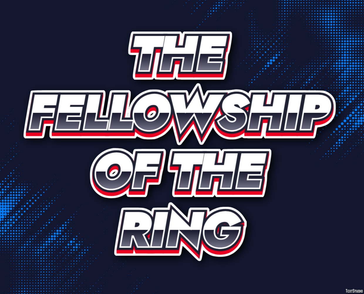 The Fellowship of the Ring Text Effect