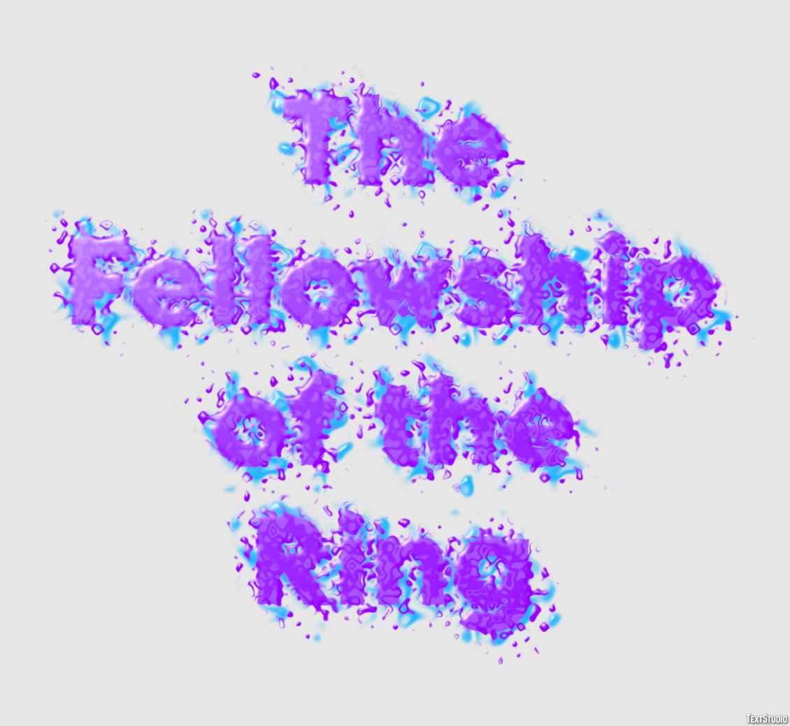 The Fellowship of the Ring Text Effect