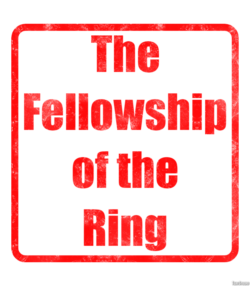 The Fellowship of the Ring Text Effect