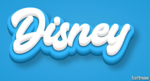 Disney Tekst effect