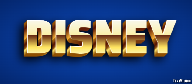 Disney Tekst effect