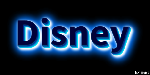 Disney Tekst effect