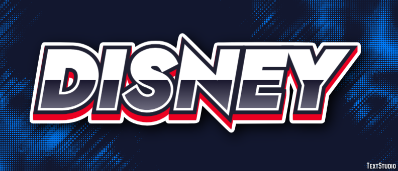 Disney Tekst effect