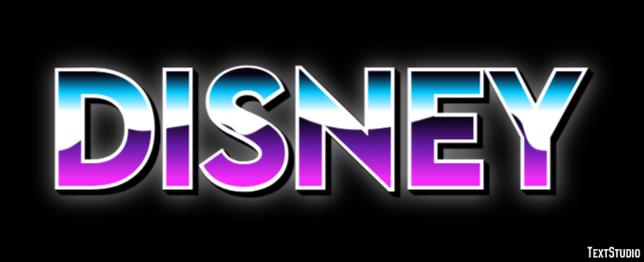 Disney Tekst effect