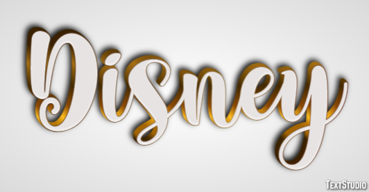 Disney Tekst effect
