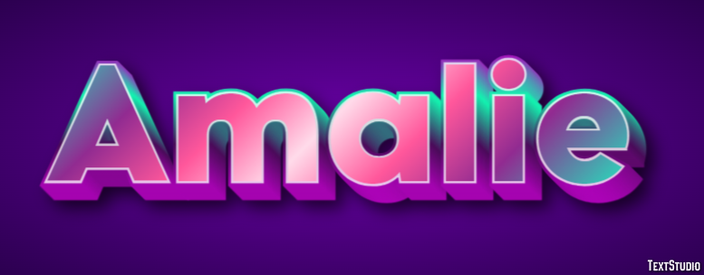 Amalie Text Effect