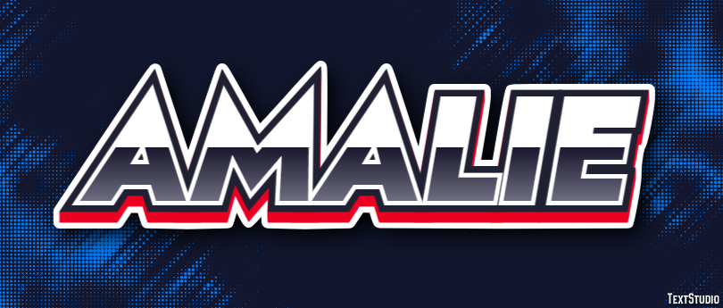 Amalie Text effect